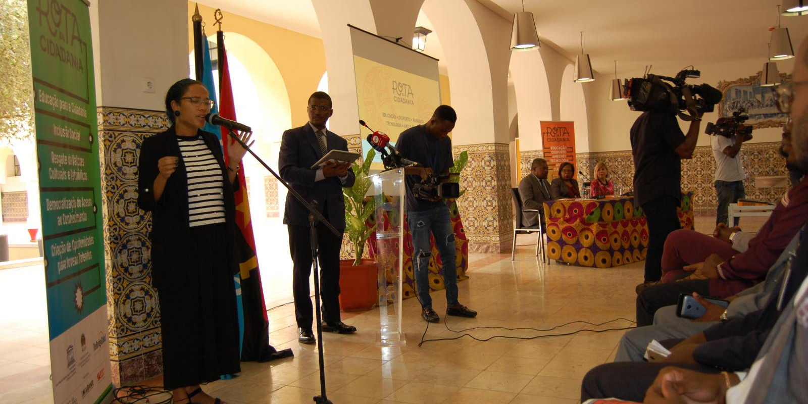 Conferência de Imprensa de Lançamento do Projecto “Rota da Cidadania - Educação, Desporto, Ambiente, Tecnologia, Arte e Cultura”