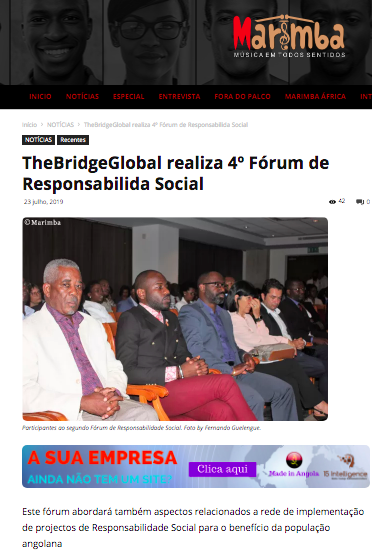 TheBridgeGlobal Realiza 4º Fórum de Responsabilidade Social - Portal Marimba