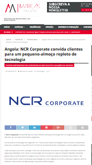 Angola: NCR Corporate Convida Clientes para um Pequeno-Almoço Repleto de Tecnologia - Marcas em Acção