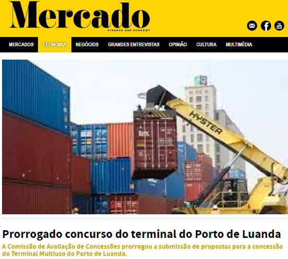 Prorrogado Concurso do Terminal do Porto de Luanda - Jornal Mercado